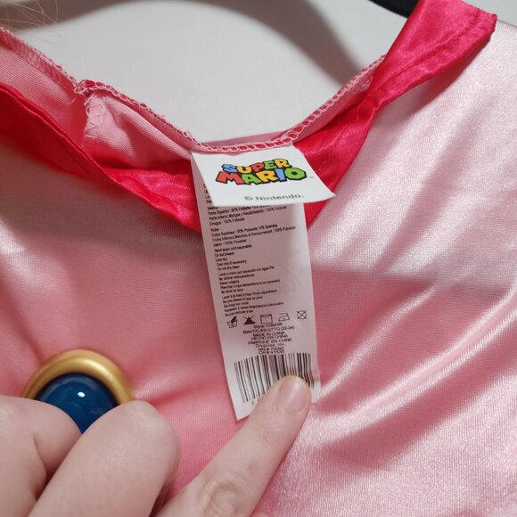 Worn Once Disguise Brand Nintendo Princess Peach Costume Size XXL (22-24) - Picture 3 of 3